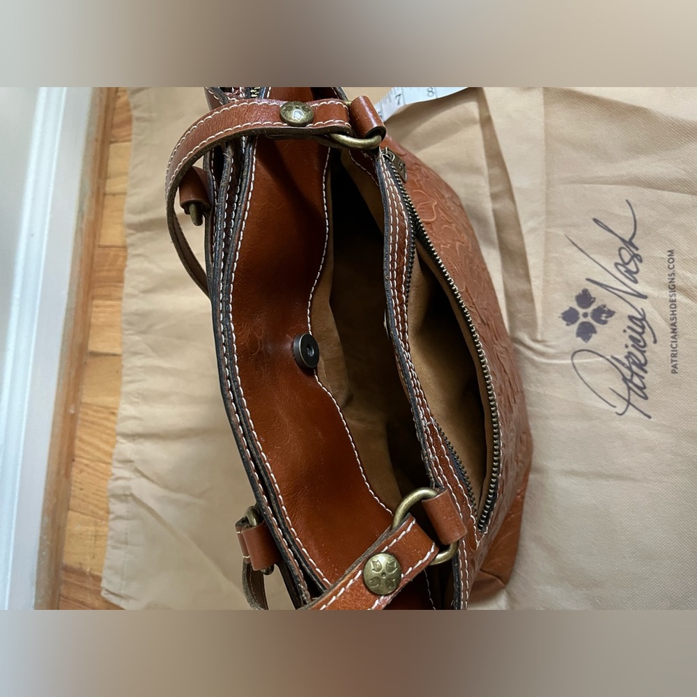 Patricia Nash Poppy Tote Cognac - Picture 7 of 12